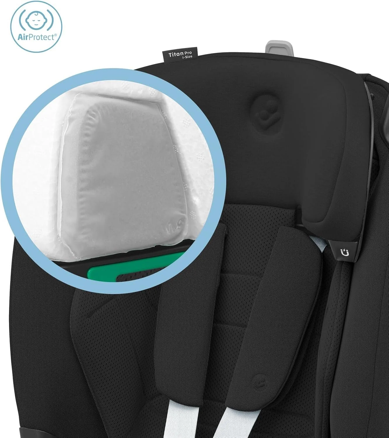 صندلی خودرو کودک Maxi-Cosi Titan Pro2 i-Size، محافظت جانبی G-CELL، کنترل دمای ClimaFlow، بالشتک های ایمنی Air Protect، 15 ماه تا 12 سال، مشکی اصیل صندلی خودرو کودک Maxi-Cosi Titan Pro2 i-Size، محافظت جانبی G-CELL، کنترل دمای ClimaFlow، بالشتک های ایمنی Air Protect، 15 ماه تا 12 سال، مشکی اصیل
