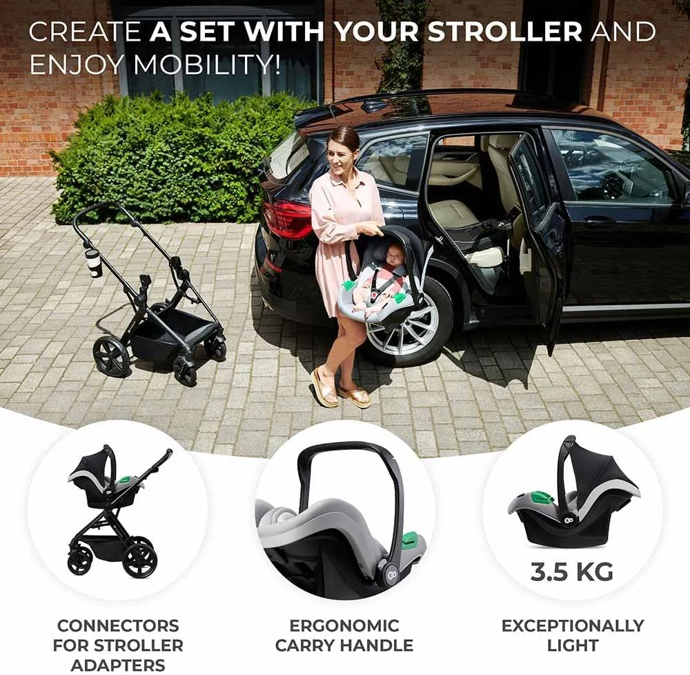 صندلی ماشین کودک کرافت مدل I-Size Mink Pro، خاکستری صندلی ماشین کودک کرافت مدل I-Size Mink Pro، خاکستری