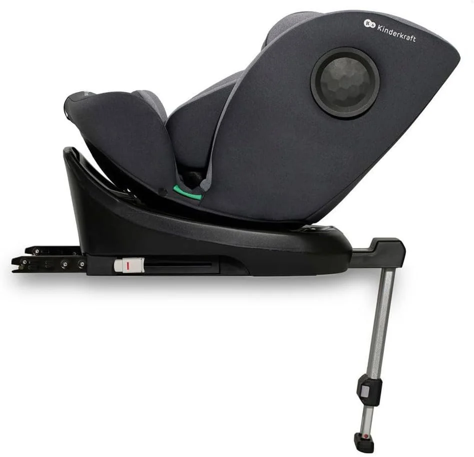 صندلی خودرو کودک چرخشی 360 درجه Kinderkraft I-360 i-Size - از بدو تولد تا 12 سال - 0-36 کیلوگرم (40-150 سانتی متر) با ISOFIX - خاکستری