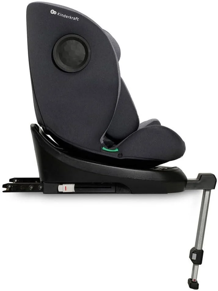 صندلی خودرو کودک چرخشی 360 درجه Kinderkraft I-360 i-Size - از بدو تولد تا 12 سال - 0-36 کیلوگرم (40-150 سانتی متر) با ISOFIX - خاکستری