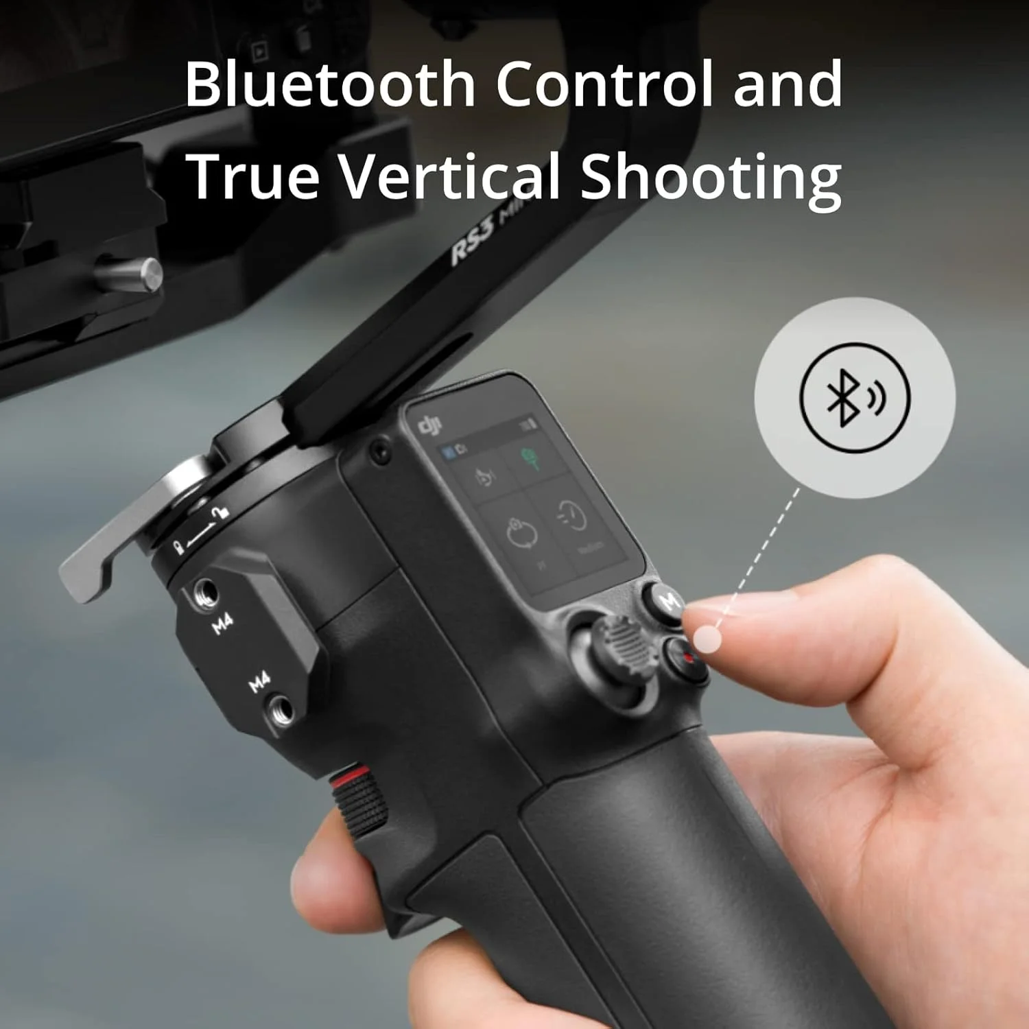 DJI RS 3 Mini - گیمبال تثبیت کننده سبک وزن 3 محوره برای دوربین های بدون آینه Canon/Sony/Panasonic/Nikon/Fujifilm، کنترل شاتر بلوتوث، فیلمبرداری عمودی بومی، نسخه امارات DJI RS 3 Mini - گیمبال تثبیت کننده سبک وزن 3 محوره برای دوربین های بدون آینه Canon/Sony/Panasonic/Nikon/Fujifilm، کنترل شاتر بلوتوث، فیلمبرداری عمودی بومی، نسخه امارات