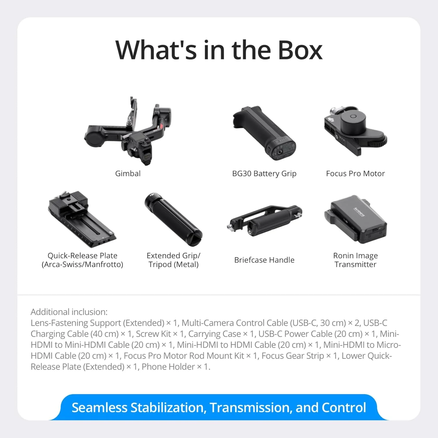 DJI RS 4 Pro Combo، لرزشگیر گیمبال 3 محوره برای دوربین های DSLR و سینمایی Canon/Sony/Panasonic/Nikon/Fujifilm، تصویربرداری عمودی بومی، ظرفیت بار 4.5 کیلوگرم/10 پوند، نسخه امارات DJI RS 4 Pro Combo، لرزشگیر گیمبال 3 محوره برای دوربین های DSLR و سینمایی Canon/Sony/Panasonic/Nikon/Fujifilm، تصویربرداری عمودی بومی، ظرفیت بار 4.5 کیلوگرم/10 پوند، نسخه امارات