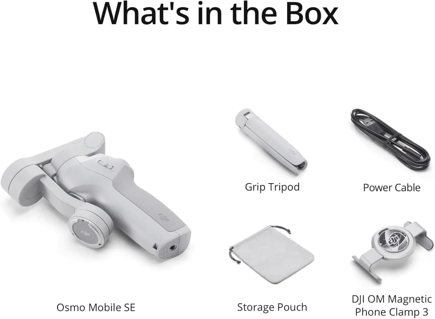 گیمبال هوشمند DJI OSMO Mobile SE، گیمبال تلفن 3 محوره، گیمبال اندروید و آیفون، تثبیت کننده تصویربرداری برای ویدیوهای YouTube و TikTok، نسخه امارات