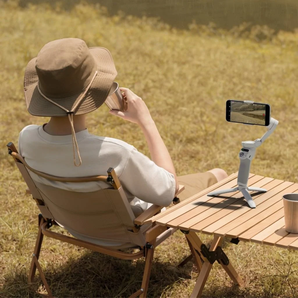 گیمبال هوشمند DJI OSMO Mobile SE، گیمبال تلفن 3 محوره، گیمبال اندروید و آیفون، تثبیت کننده تصویربرداری برای ویدیوهای YouTube و TikTok، نسخه امارات