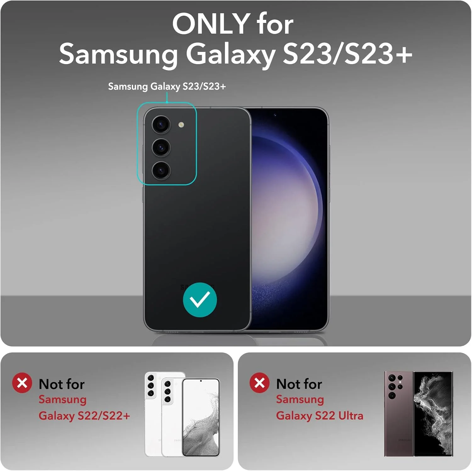 محافظ لنز دوربین ای اس آر SAMSUNG S23/S23PLUS-BK محافظ لنز دوربین ای اس آر SAMSUNG S23/S23PLUS-BK