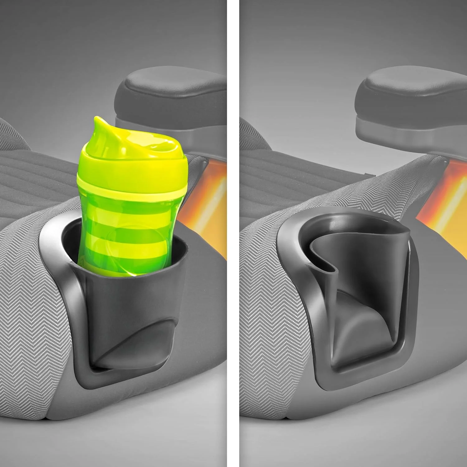 صندلی بوستر کودک چیکو GoFit® Plus مناسب 4 تا 10 سال، رنگ Iron