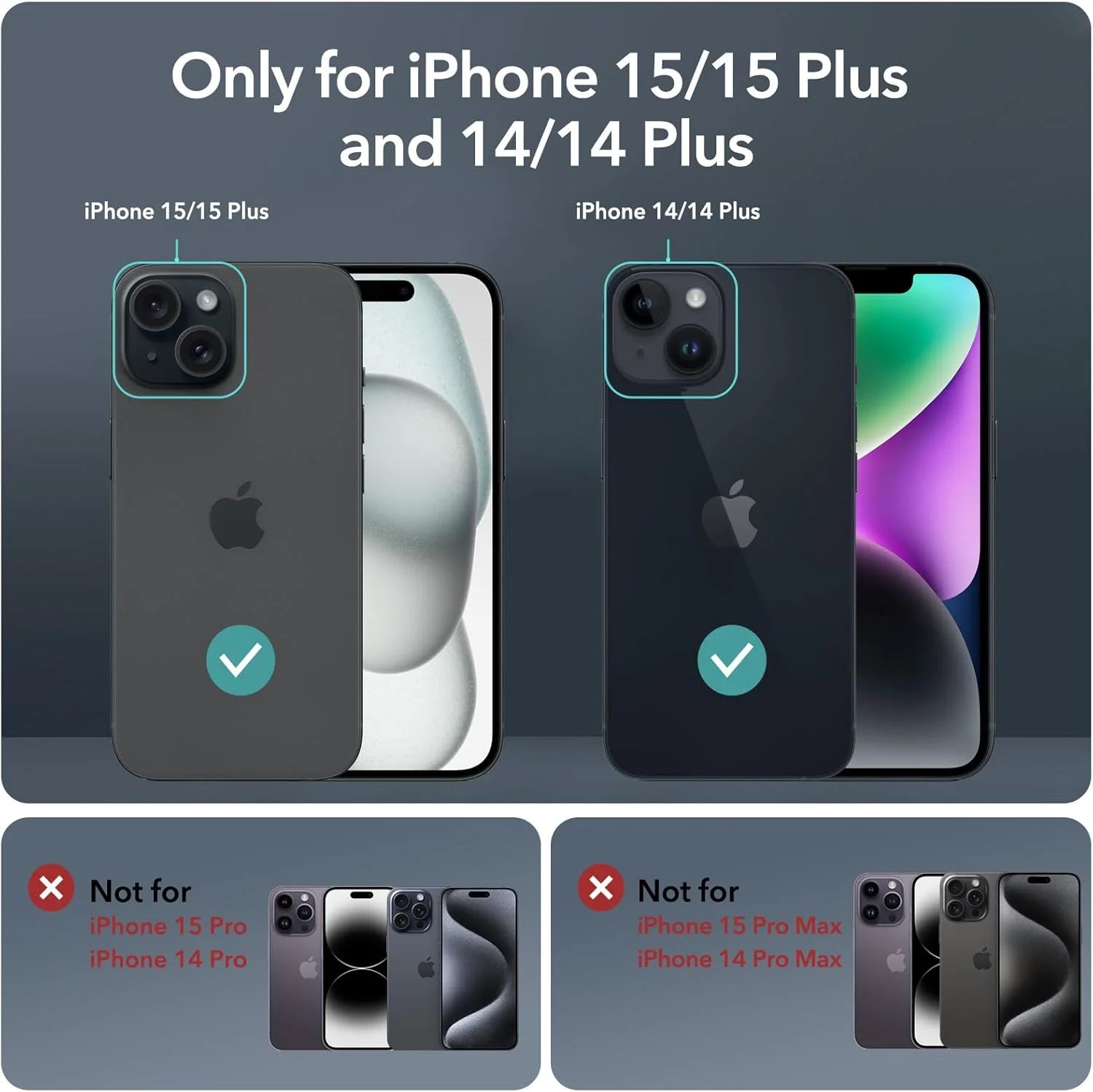 محافظ لنز دوربین Armorite ESR، سازگار با آیفون 15/15 پلاس، شفاف، بسته 2 عددی محافظ لنز دوربین Armorite ESR، سازگار با آیفون 15/15 پلاس، شفاف، بسته 2 عددی