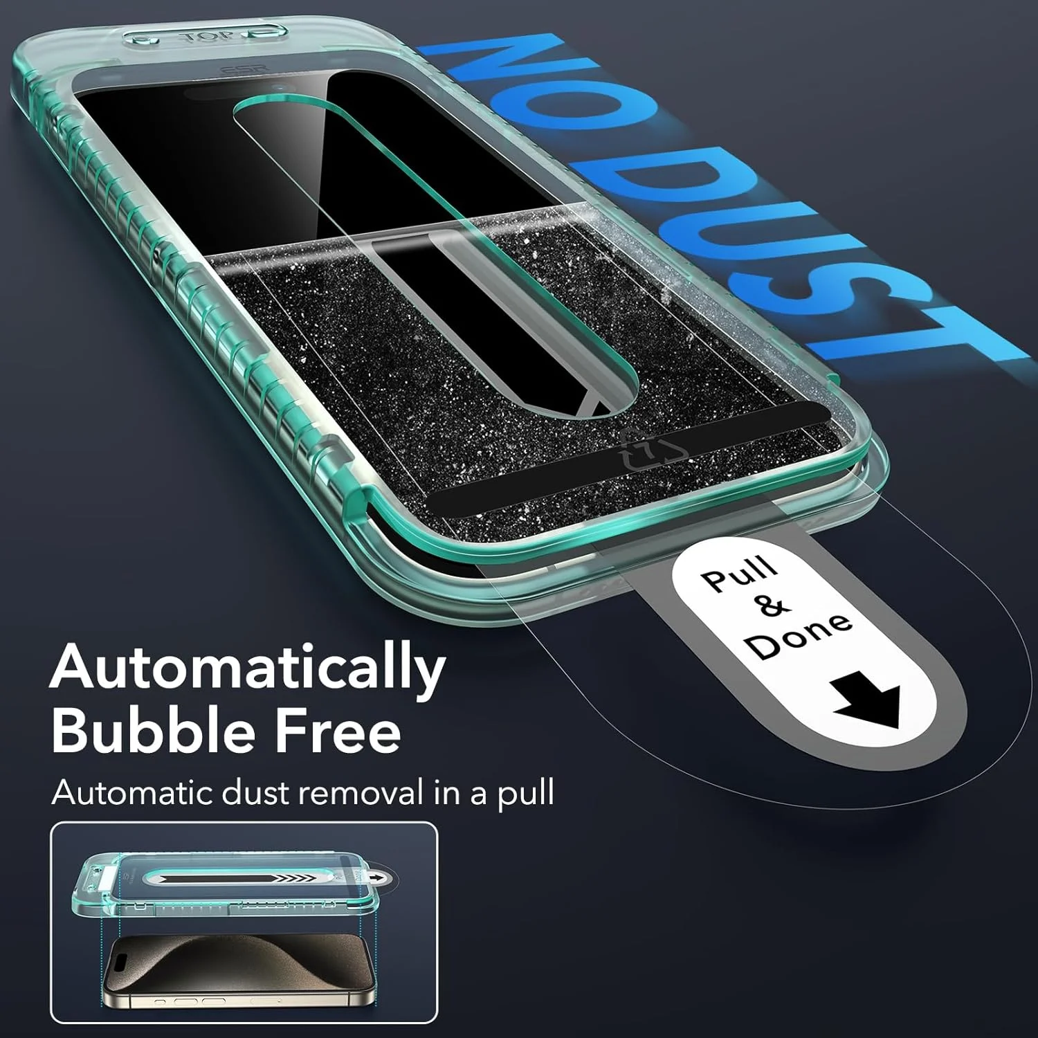 مجموعه محافظ صفحه نمایش آرمورایت ESR (بسته 3+2) برای آیفون 15 پرو مکس، فیلم شیشه ای سخت شده فوق العاده مقاوم با لبه مشکی به همراه سینی نصب بی نقص، بسته 3 عددی به همراه 2 مجموعه محافظ لنز دوربین جداگانه مجموعه محافظ صفحه نمایش آرمورایت ESR (بسته 3+2) برای آیفون 15 پرو مکس، فیلم شیشه ای سخت شده فوق العاده مقاوم با لبه مشکی به همراه سینی نصب بی نقص، بسته 3 عددی به همراه 2 مجموعه محافظ لنز دوربین جداگانه