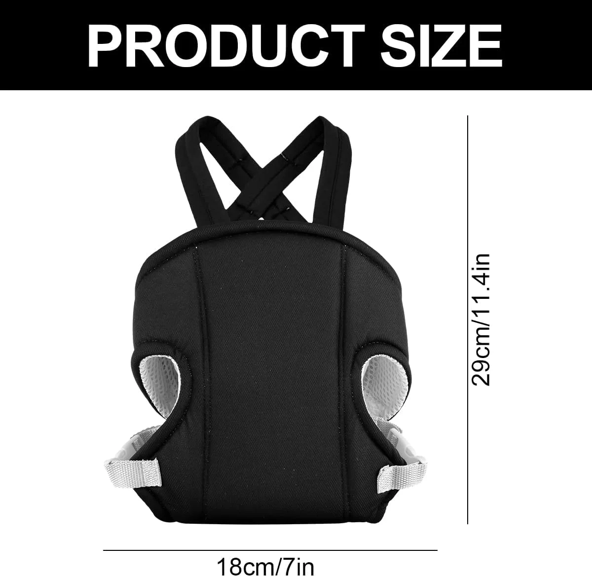 آغوشی نوزاد تیونتا مشکی مدل صندلی کمری چند منظوره، صرفه جویی در کار، قابل حمل، مناسب برای مادر و کودک در فضای داخلی و خارجی