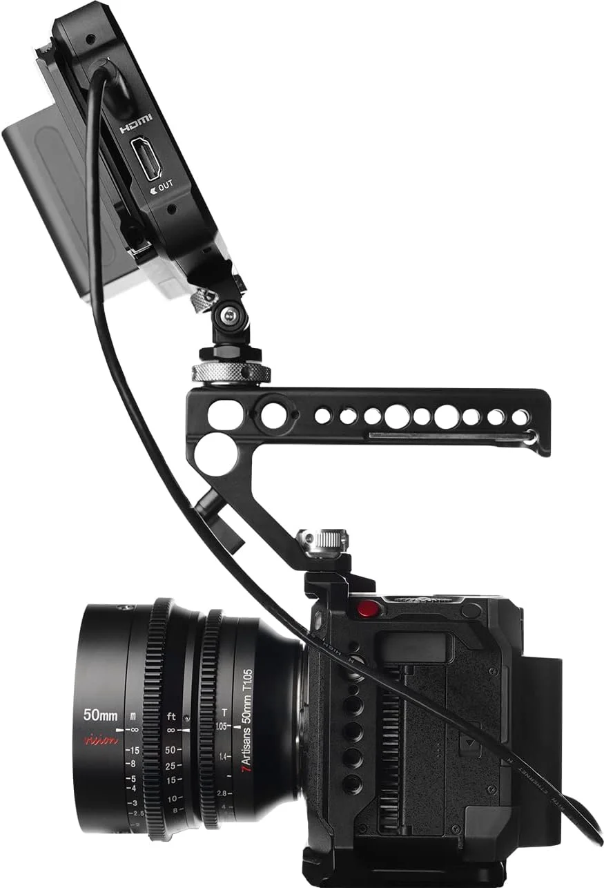 7artisans 50mm T1.05 Manual Focus Large Aperture Cine Lens Compatible with L Mount for Leica/Panasonic/Sigma