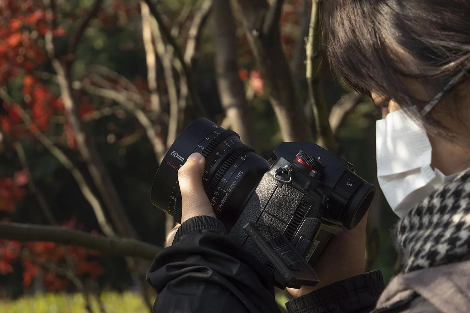 7artisans 50mm T1.05 Manual Focus Large Aperture Cine Lens Compatible with L Mount for Leica/Panasonic/Sigma