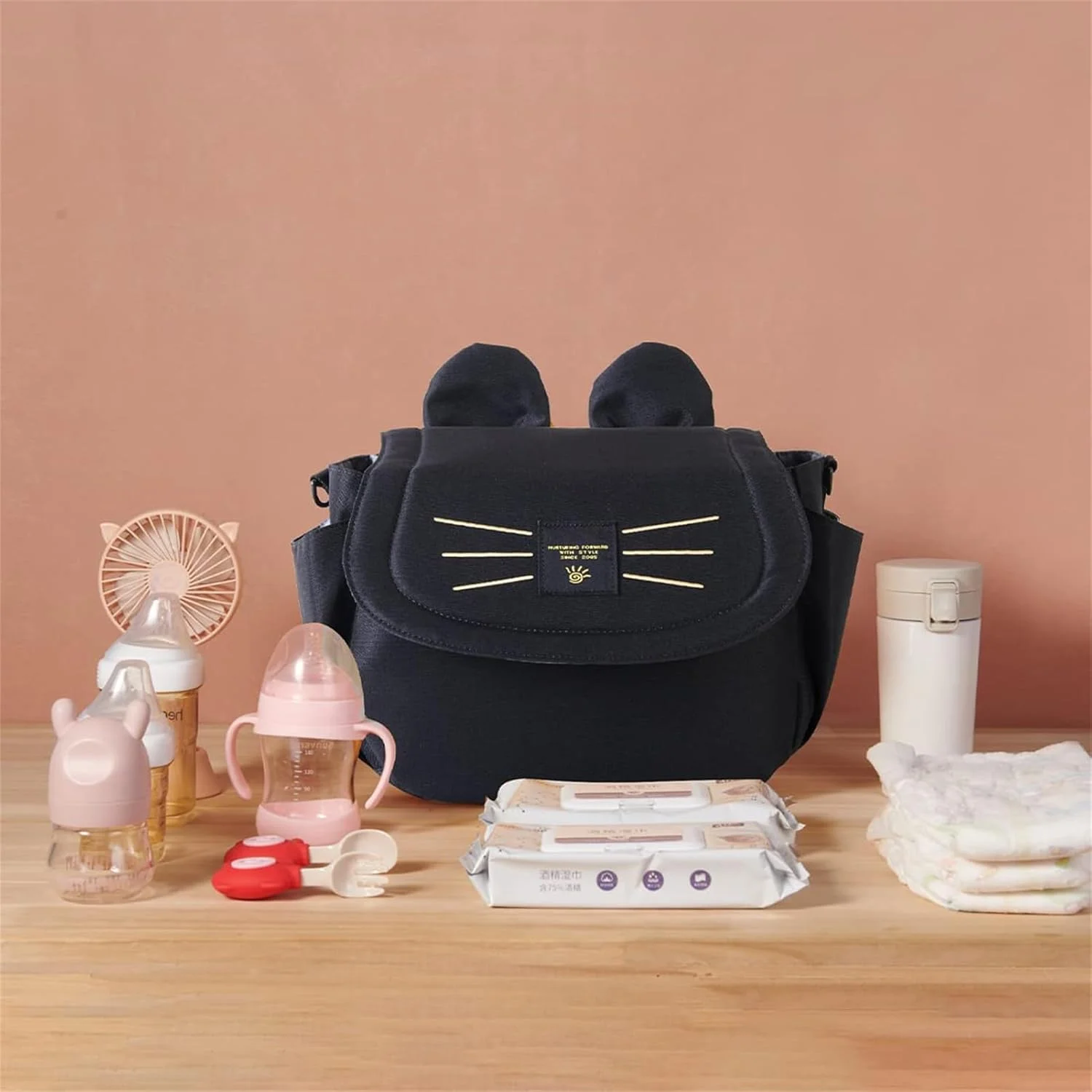 کیف ارگانایزر универсальный коляски TERRIFI با جا لیوانی عایق، بند شانه و محفظه پوشک - کیف مسافرتی ایده آل برای مادران کیف ارگانایزر универсальный коляски TERRIFI با جا لیوانی عایق، بند شانه و محفظه پوشک - کیف مسافرتی ایده آل برای مادران