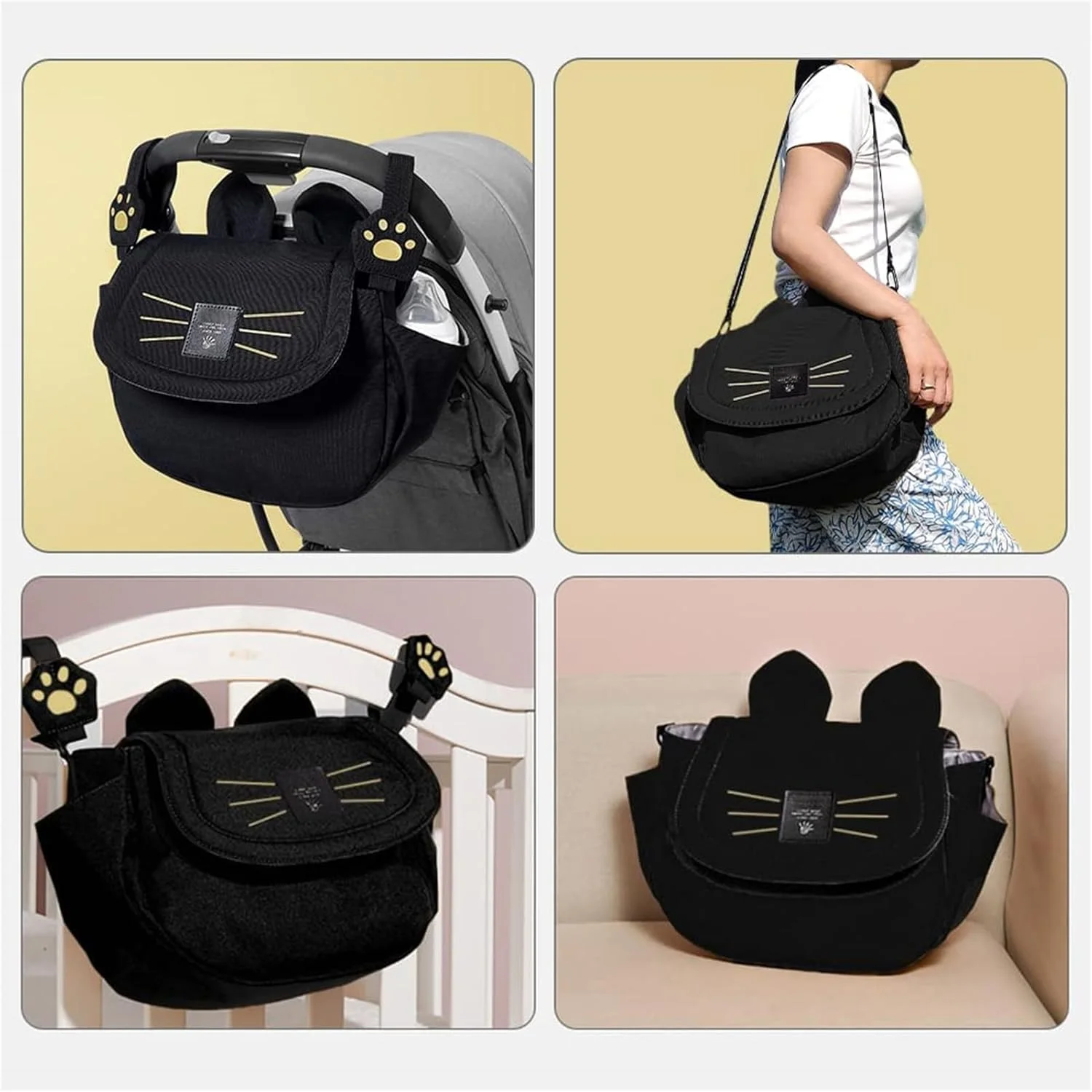 کیف ارگانایزر универсальный коляски TERRIFI با جا لیوانی عایق، بند شانه و محفظه پوشک - کیف مسافرتی ایده آل برای مادران کیف ارگانایزر универсальный коляски TERRIFI با جا لیوانی عایق، بند شانه و محفظه پوشک - کیف مسافرتی ایده آل برای مادران