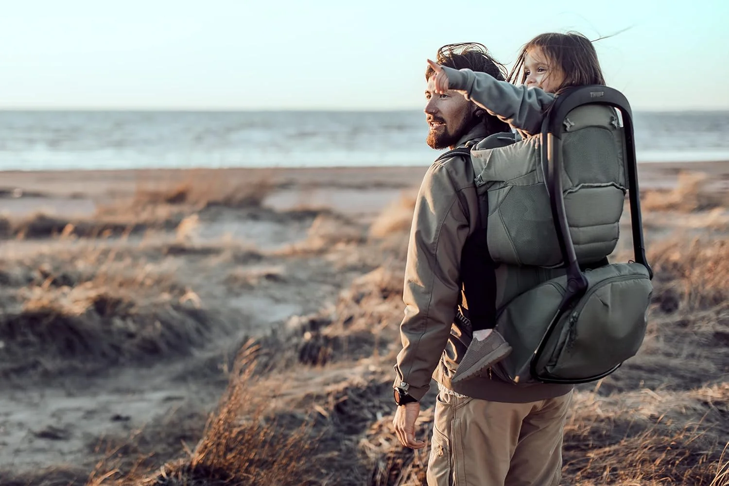 کوله پشتی حامل کودک Thule Sapling، آگاو کوله پشتی حامل کودک Thule Sapling، آگاو