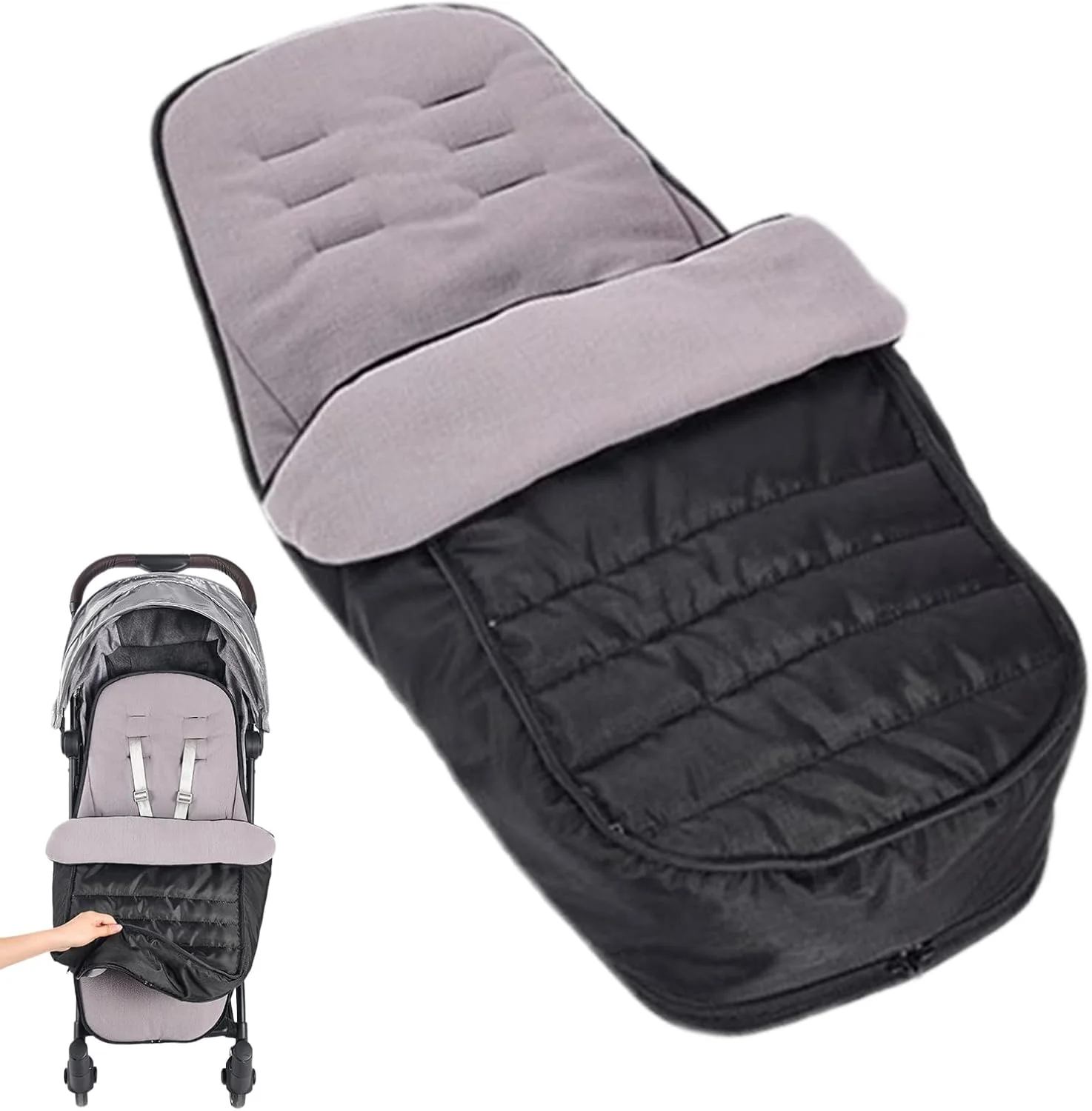 Stroller Sleeping Bag | Toddler Footmuff Stroller Blanket for Winter,Waterproof Blanket for Cribs Rooms Travel Carriers Prams Kids Pushchairs Walking Outdoor Playground