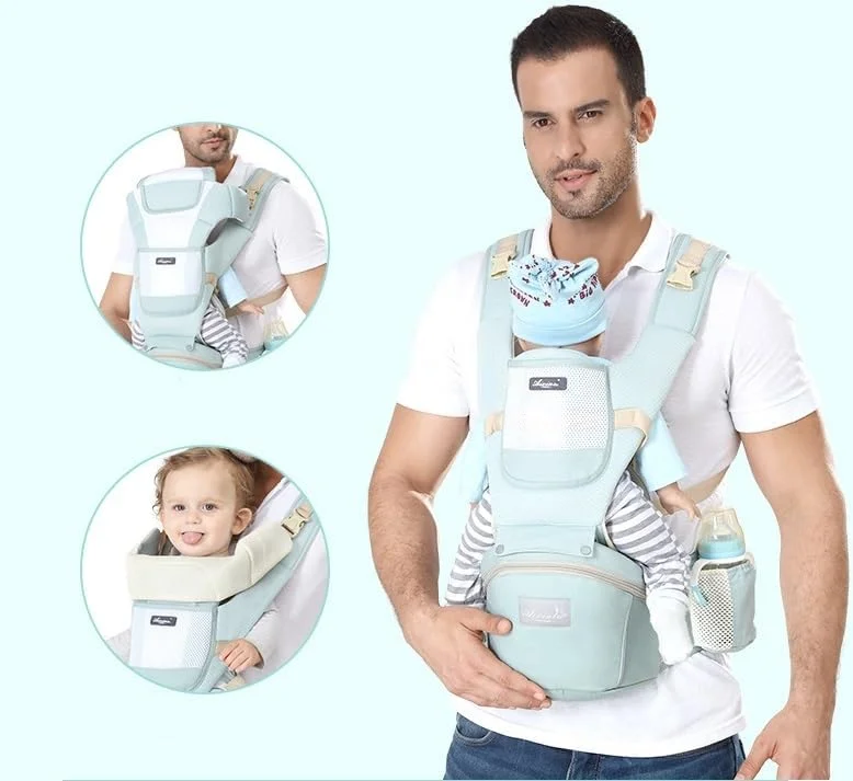 آغوشی نوزاد تا نوپا TAPIT با نشیمنگاه کمری قابل تنظیم، سایز قابل تنظیم برای همه نوزادان و کودکان نوپا (خاکستری) آغوشی نوزاد تا نوپا TAPIT با نشیمنگاه کمری قابل تنظیم، سایز قابل تنظیم برای همه نوزادان و کودکان نوپا (خاکستری)