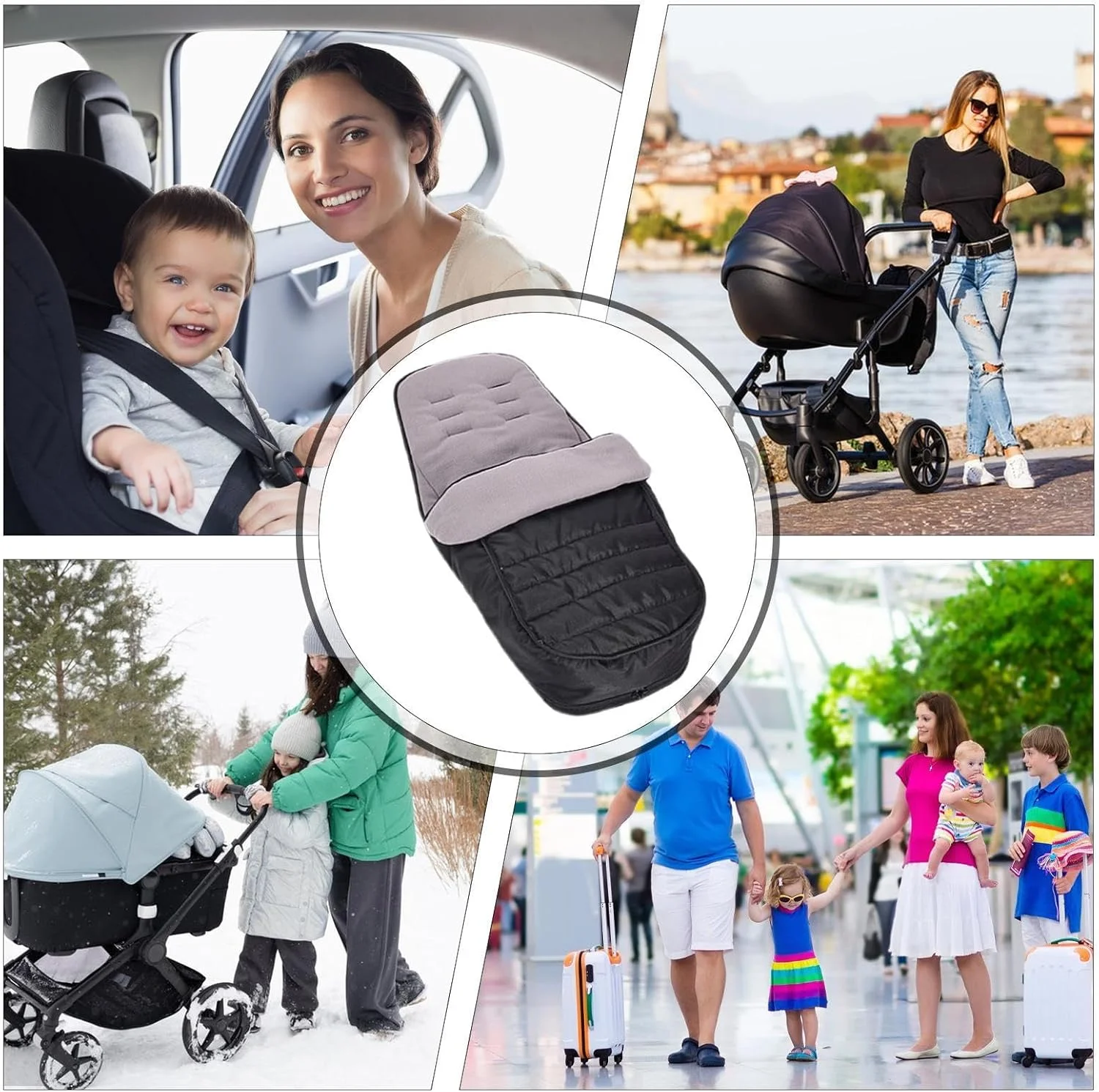 Stroller Cover Winter,Warm Bunting Bag Winter Stroller Sleeping Bag | Waterproof Blanket for Cribs Rooms Travel Carriers Prams Kids Pushchairs Walking Outdoor Playground Stroller Cover Winter,Warm Bunting Bag Winter Stroller Sleeping Bag | Waterproof Blanket for Cribs Rooms Travel Carriers Prams Kids Pushchairs Walking Outdoor Playground