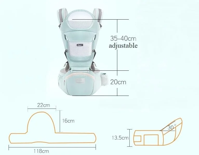 آغوشی نوزاد تا نوپا TAPIT با نشیمنگاه کمری قابل تنظیم، سایز قابل تنظیم برای همه نوزادان و کودکان نوپا (خاکستری) آغوشی نوزاد تا نوپا TAPIT با نشیمنگاه کمری قابل تنظیم، سایز قابل تنظیم برای همه نوزادان و کودکان نوپا (خاکستری)