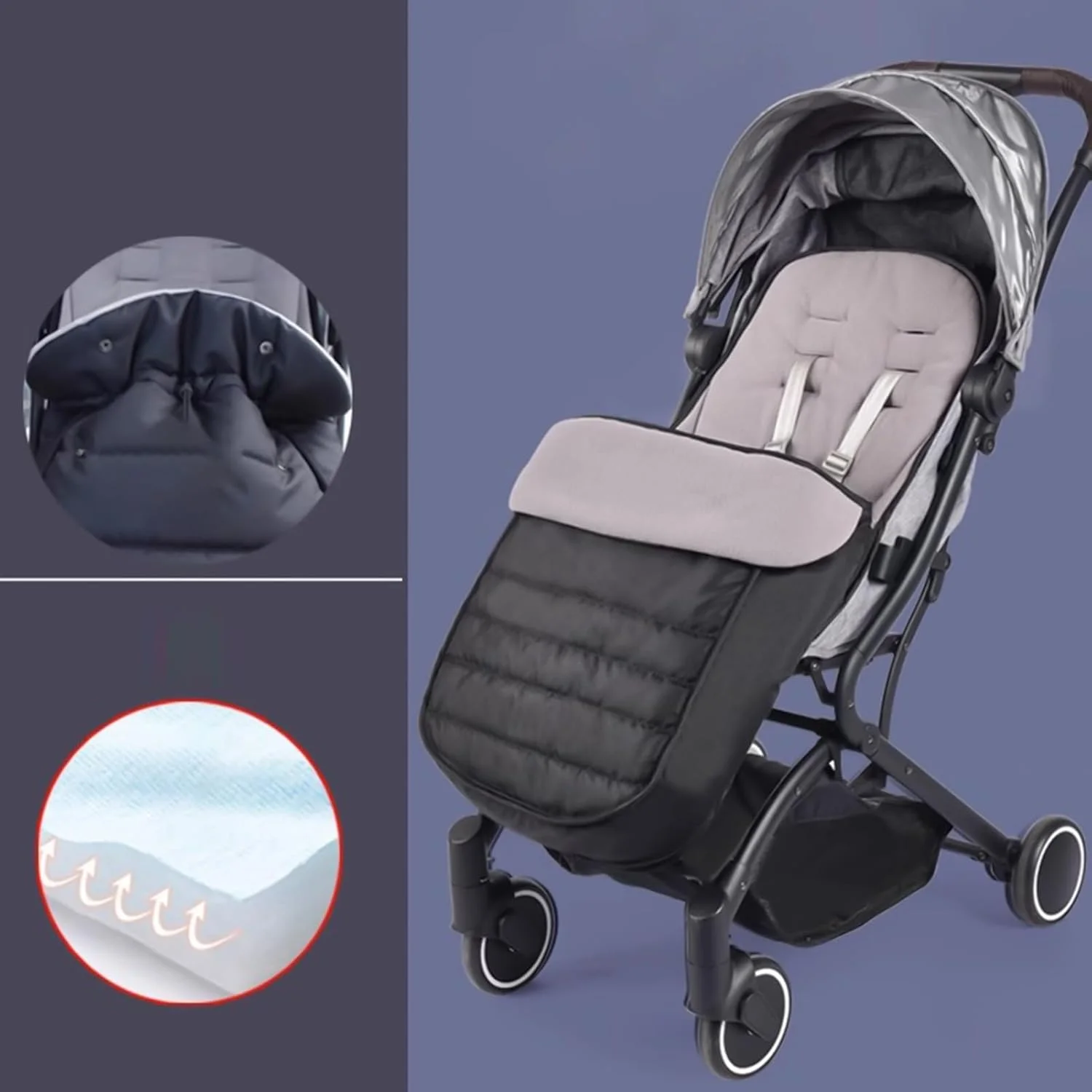 Stroller Cover Winter,Warm Bunting Bag Winter Stroller Sleeping Bag | Waterproof Blanket for Cribs Rooms Travel Carriers Prams Kids Pushchairs Walking Outdoor Playground Stroller Cover Winter,Warm Bunting Bag Winter Stroller Sleeping Bag | Waterproof Blanket for Cribs Rooms Travel Carriers Prams Kids Pushchairs Walking Outdoor Playground