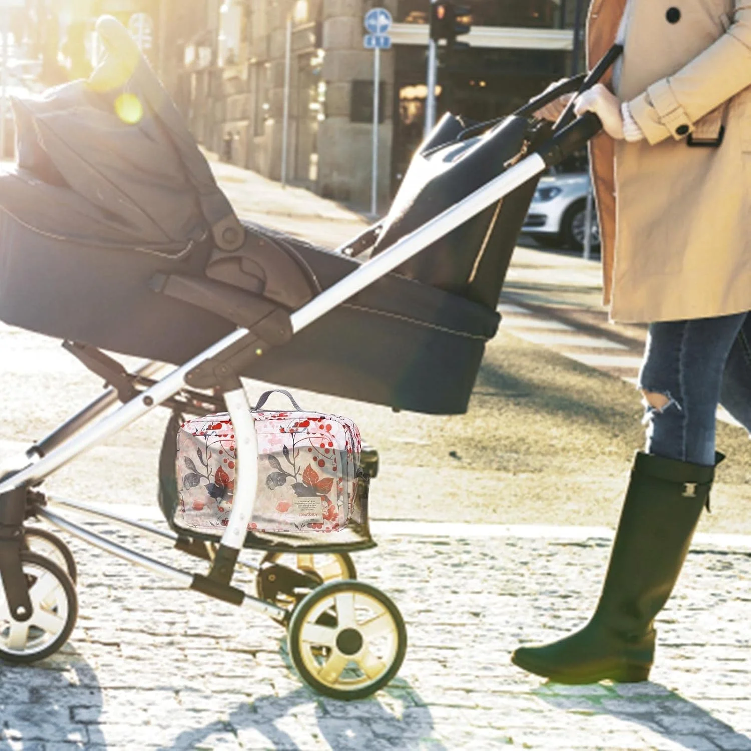 کیف لوازم کودک برای کالسکه، کیف سازمان دهنده کالسکه کودک - کیف قابل حمل مادر برای بیرون رفتن با کودک، کیف لوازم جانبی کالسکه کودک کیف لوازم کودک برای کالسکه، کیف سازمان دهنده کالسکه کودک - کیف قابل حمل مادر برای بیرون رفتن با کودک، کیف لوازم جانبی کالسکه کودک