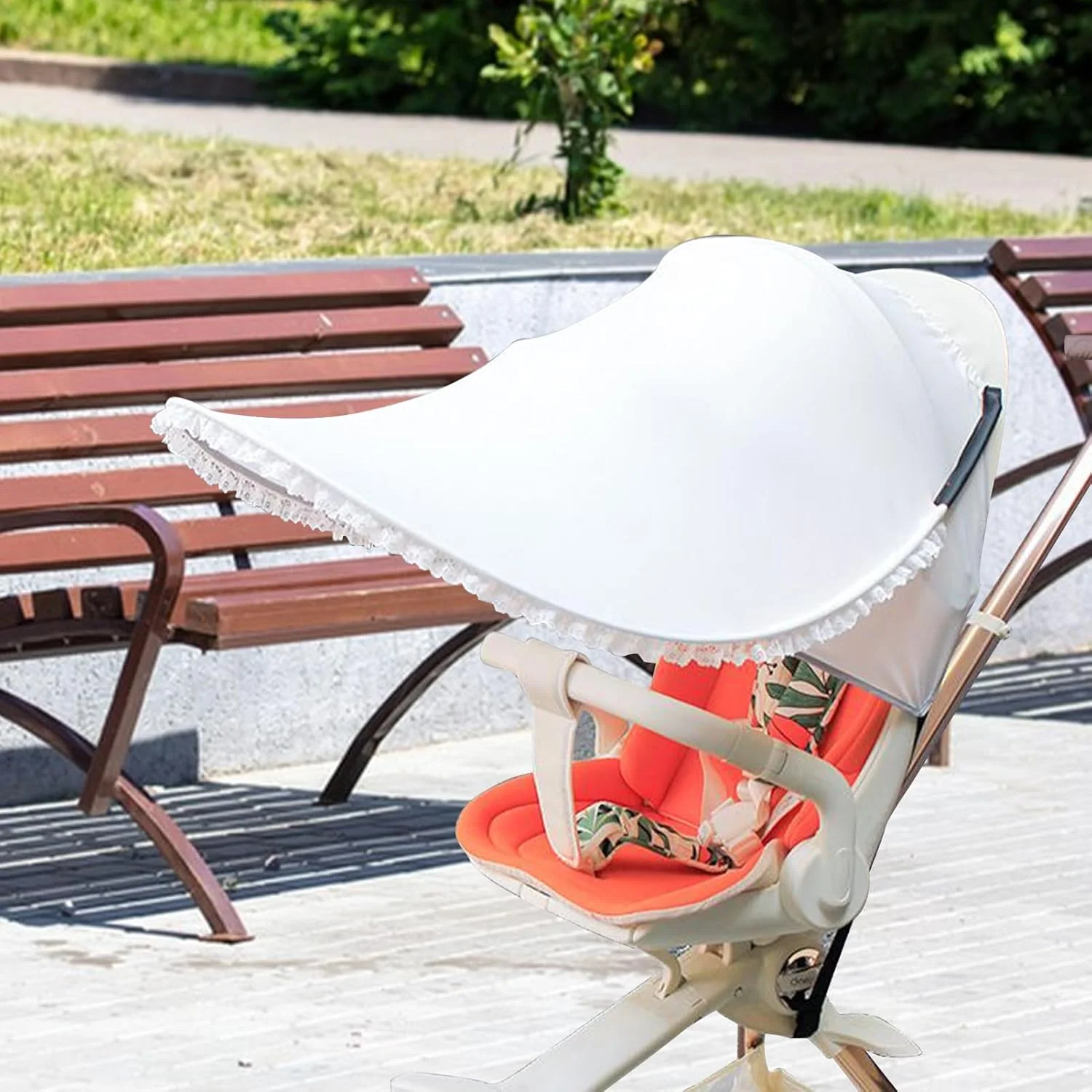 سایبان گسترش دهنده کالسکه - سایبان آفتابگیر کالسکه کودک - پوشش محافظت در برابر اشعه ماوراء بنفش، چتر آفتابی قابل تنظیم برای کالسکه، صندلی چرخدار، سبد نوزاد، لوازم جانبی مسافرتی تابستانی سایبان گسترش دهنده کالسکه - سایبان آفتابگیر کالسکه کودک - پوشش محافظت در برابر اشعه ماوراء بنفش، چتر آفتابی قابل تنظیم برای کالسکه، صندلی چرخدار، سبد نوزاد، لوازم جانبی مسافرتی تابستانی