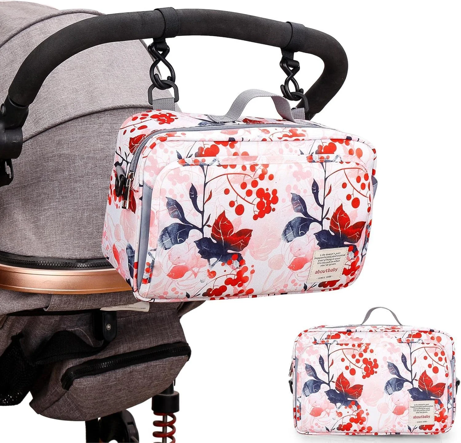 کیف لوازم کودک برای کالسکه، کیف سازمان دهنده کالسکه کودک - کیف قابل حمل مادر برای بیرون رفتن با کودک، کیف لوازم جانبی کالسکه کودک کیف لوازم کودک برای کالسکه، کیف سازمان دهنده کالسکه کودک - کیف قابل حمل مادر برای بیرون رفتن با کودک، کیف لوازم جانبی کالسکه کودک