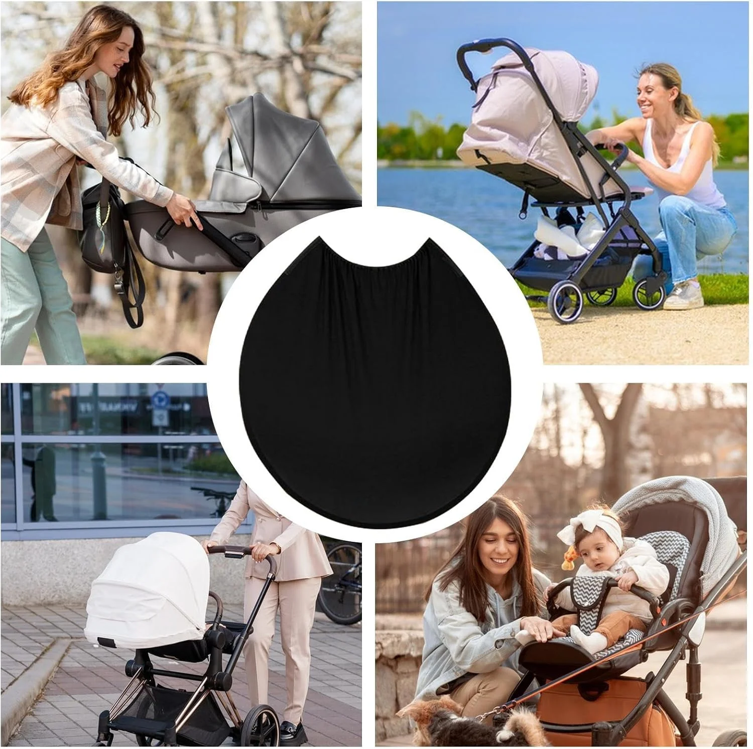 Stroller Shade - Baby Stroller Cover for Sun,UV Protection Cover Extender Adjustable Parasol for Outdoor Pram Pushchair Toddler Bassinet Summer Travel Accessories Stroller Shade - Baby Stroller Cover for Sun,UV Protection Cover Extender Adjustable Parasol for Outdoor Pram Pushchair Toddler Bassinet Summer Travel Accessories