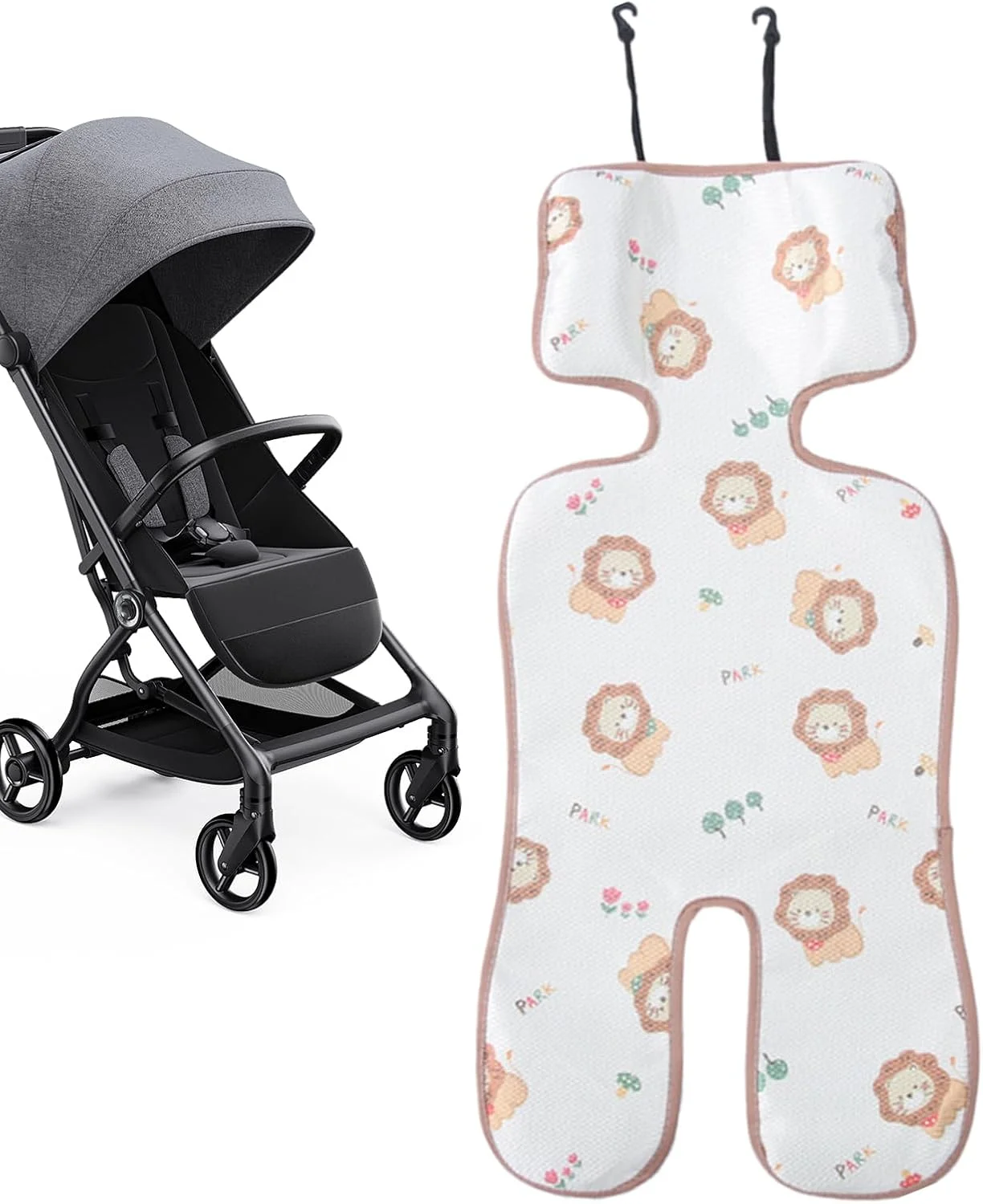 پد خنک کننده کالسکه - پد خنک کننده کالسکه، تشک خنک کننده صندلی ماشین، کوسن ابریشمی یخی، آستر نرم و تنفسی لوازم جانبی صندلی ماشین برای پیاده روی تولد نوزادان دختر و پسر پد خنک کننده کالسکه - پد خنک کننده کالسکه، تشک خنک کننده صندلی ماشین، کوسن ابریشمی یخی، آستر نرم و تنفسی لوازم جانبی صندلی ماشین برای پیاده روی تولد نوزادان دختر و پسر