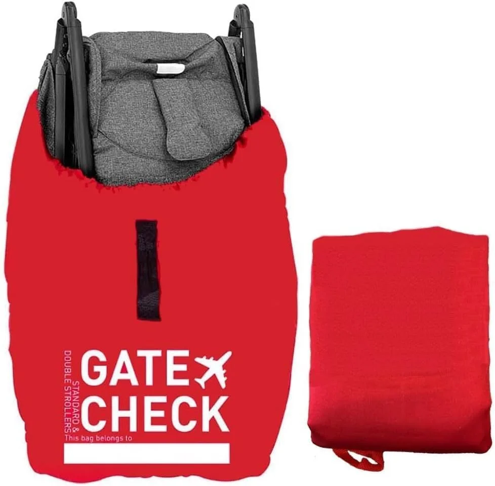 کیف حمل کالسکه کودک Steps Inn | لوازم جانبی مسافرتی گیت کودک | ملزومات سفر با کالسکه و پرام هواپیما برای کالسکه های استاندارد و دوقلو 115x51x31 سانتی متر