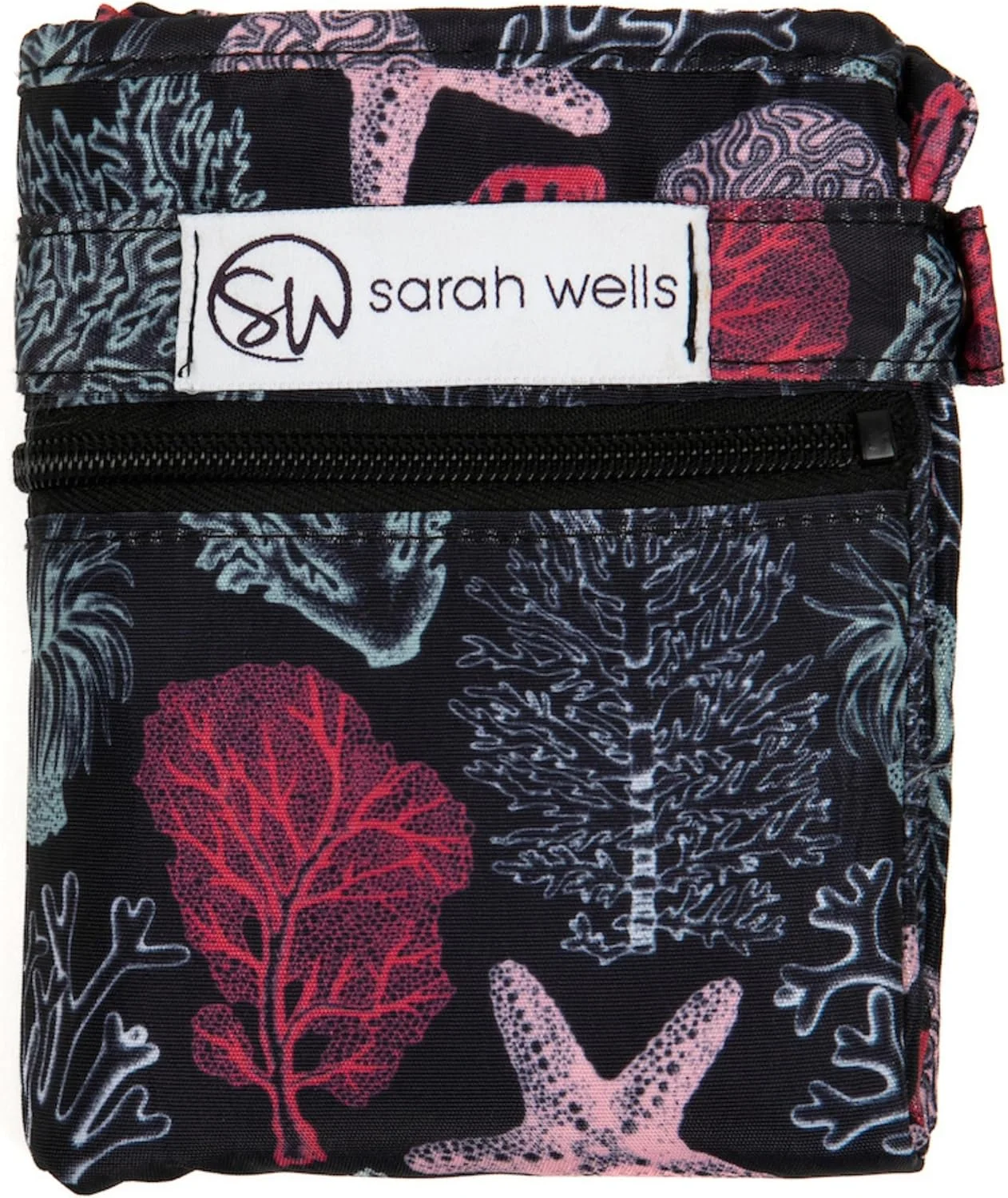 کیف خشک و خیس Sarah Wells Pumparoo برای قطعات پمپ سینه - سازمان دهنده جمع و جور با جیب ضد آب، زیرانداز و ترفند یخچال - لوازم جانبی پمپاژ قابل شستشو در ماشین لباسشویی (اقیانوس)