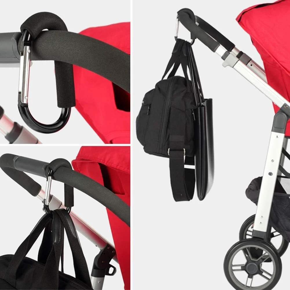 ست 2 عددی نگهدارنده دسته کیسه خرید، ابزار حمل، قلاب چند منظوره با دسته فوم نرم برای آویزان کردن (مشکی) ست 2 عددی نگهدارنده دسته کیسه خرید، ابزار حمل، قلاب چند منظوره با دسته فوم نرم برای آویزان کردن (مشکی)