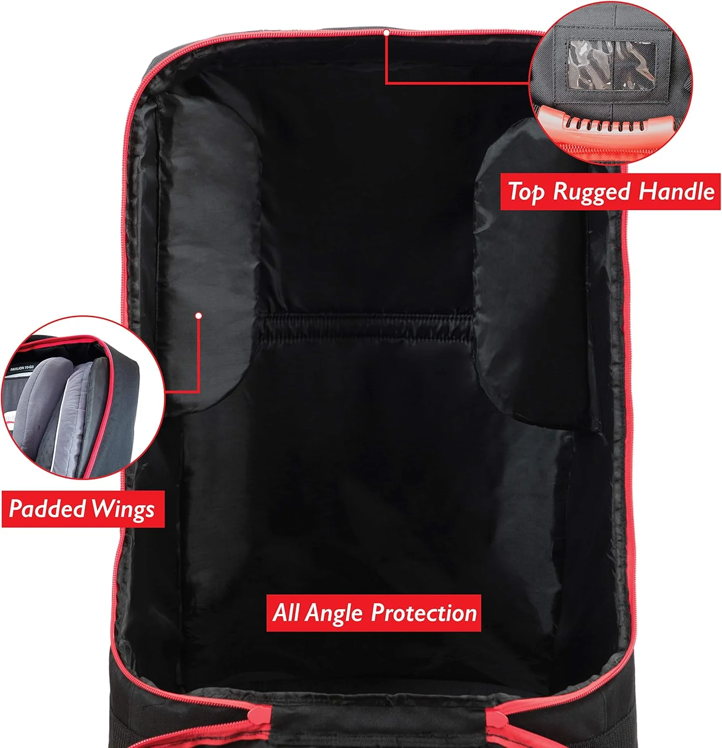 کیف حمل صندلی ماشین کودک Simple Being، محافظ صندلی بوستر برای هواپیما