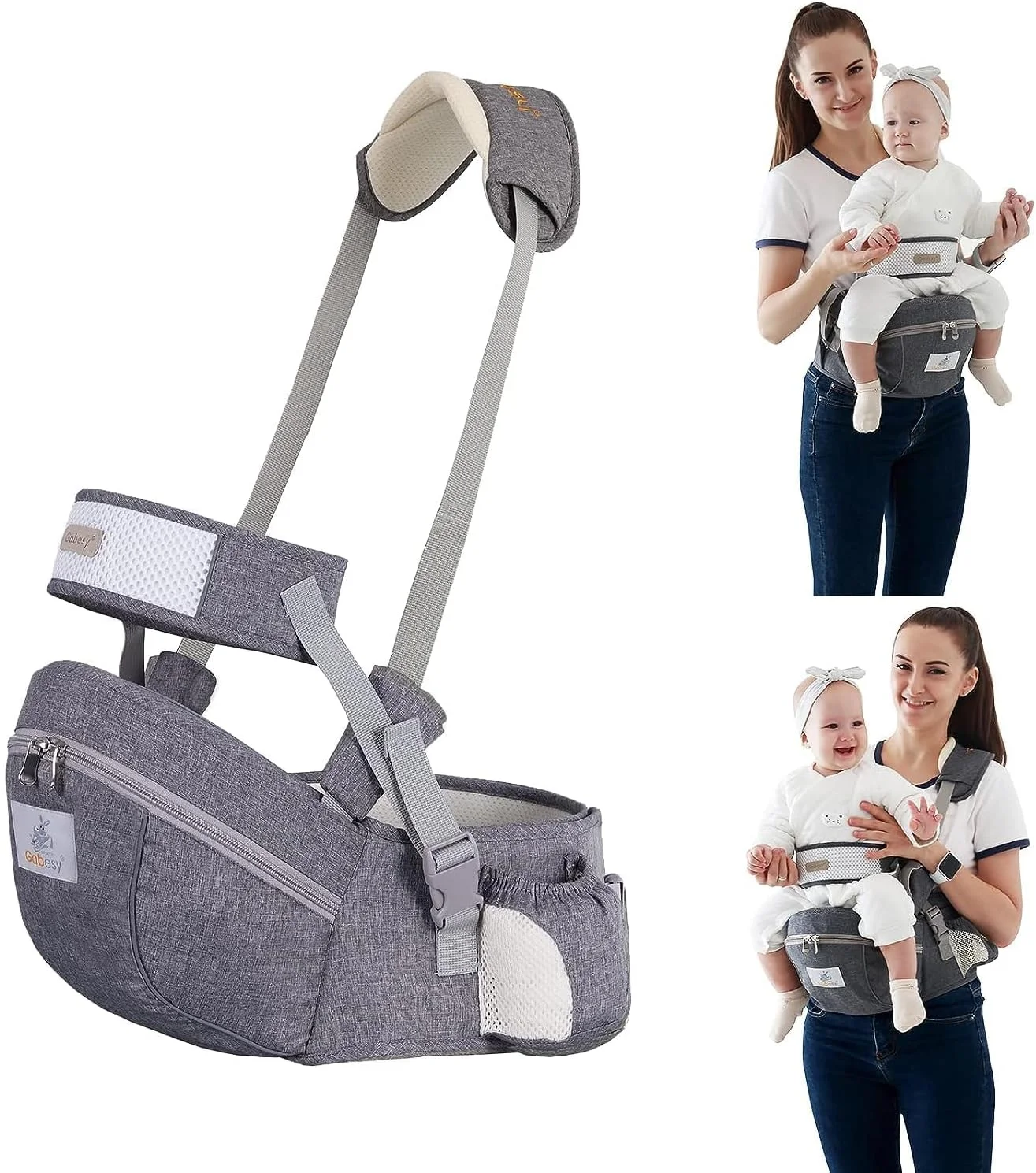 کمربند کمری پلیلو برای صندلی هیپ نوزاد، نشیمنگاه کمری نوزاد برای کودک نوپا با سگک بند قابل تنظیم و جیب | لوازم جانبی راحت و ایمن برای والدین با جیب ذخیره سازی (پلنگی) کمربند کمری پلیلو برای صندلی هیپ نوزاد، نشیمنگاه کمری نوزاد برای کودک نوپا با سگک بند قابل تنظیم و جیب | لوازم جانبی راحت و ایمن برای والدین با جیب ذخیره سازی (پلنگی)