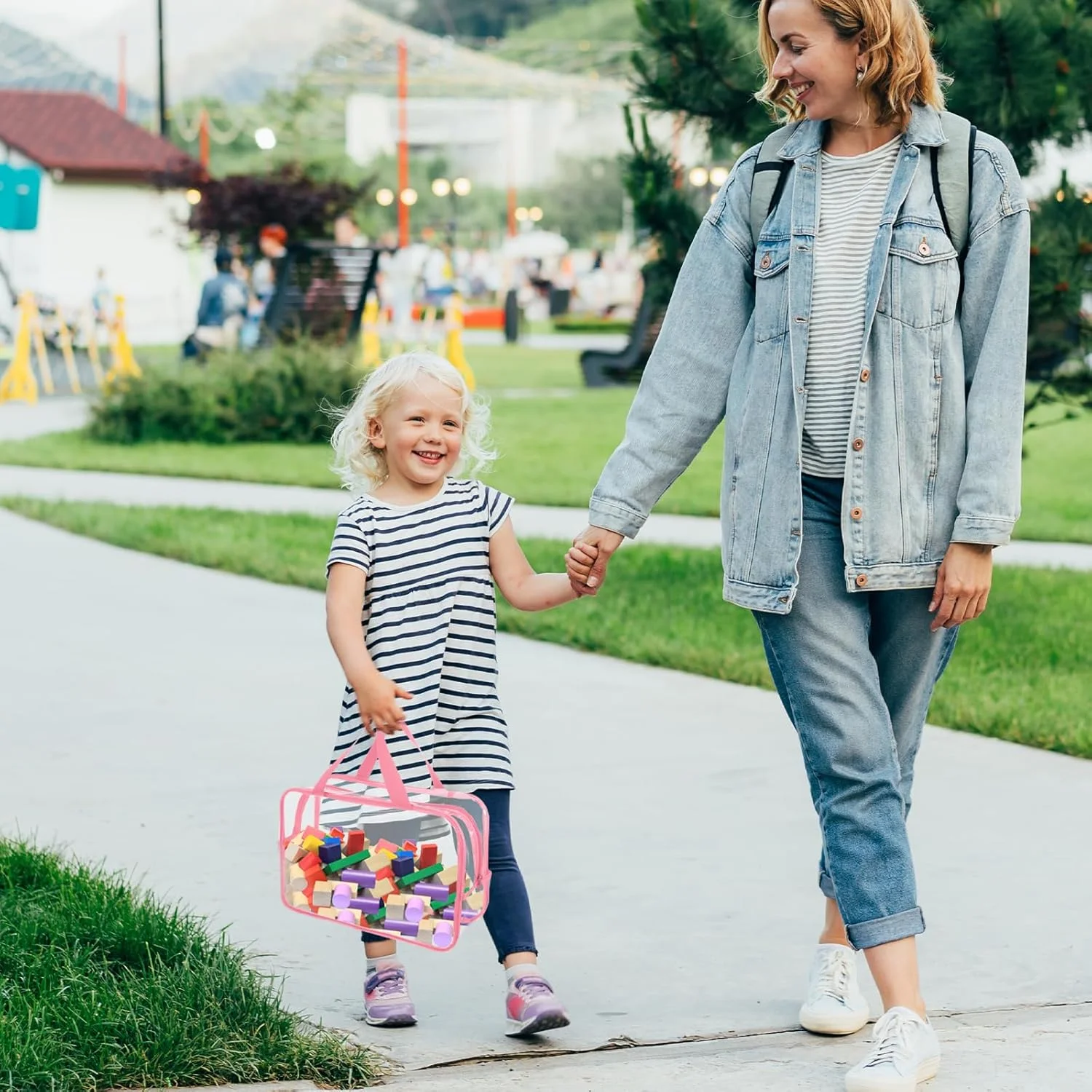 بسته 8 عددی کیف های بزرگ نگهداری اسباب بازی در 8 رنگ، کیف های نگهداری بازی های تخته ای PVC شفاف قابل استفاده مجدد، سازمان دهنده های اسباب بازی و کیف های نگهداری با زیپ برای بلوک های ساختمانی، پازل و لوازم جانبی دست ساز، کیف لوازم آرایشی شفاف بسته 8 عددی کیف های بزرگ نگهداری اسباب بازی در 8 رنگ، کیف های نگهداری بازی های تخته ای PVC شفاف قابل استفاده مجدد، سازمان دهنده های اسباب بازی و کیف های نگهداری با زیپ برای بلوک های ساختمانی، پازل و لوازم جانبی دست ساز، کیف لوازم آرایشی شفاف