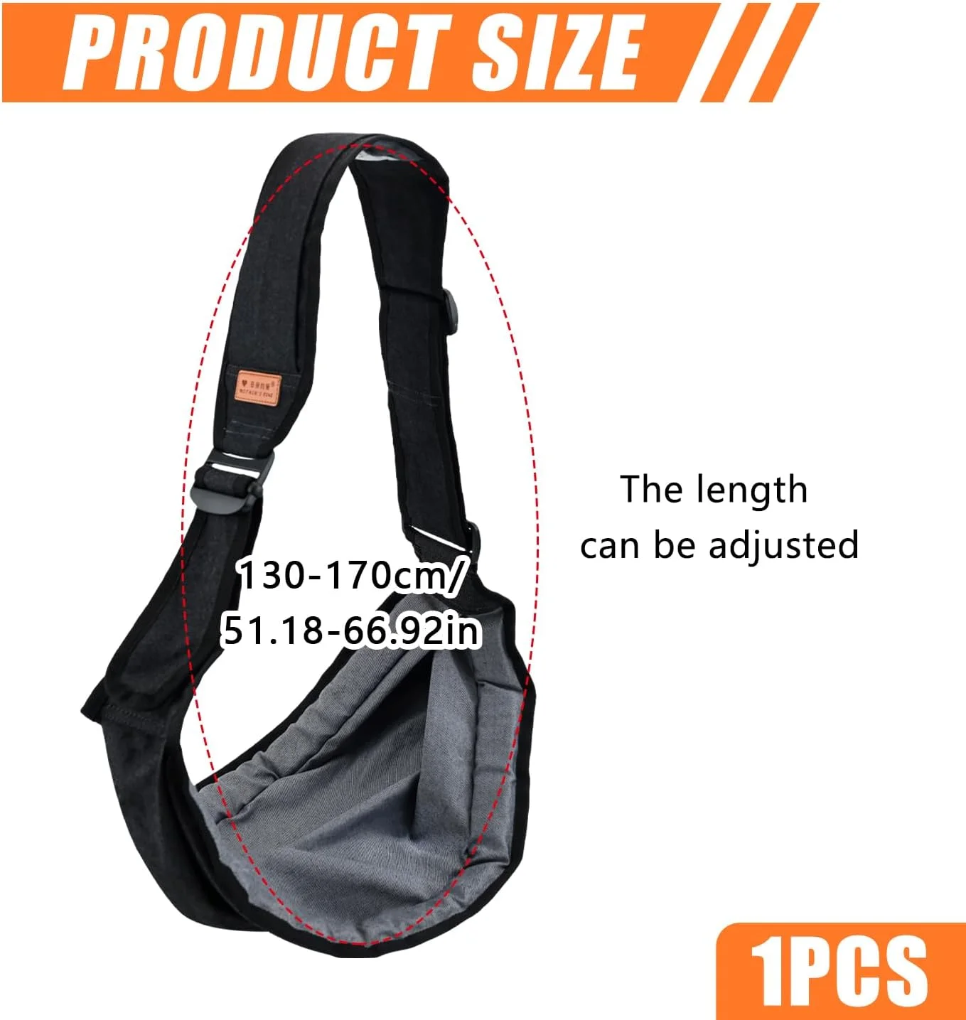 آغوشی نوزاد قابل حمل Infantino، آغوشی نرم با بندهای شانه ای راحت و قابل تنظیم، آغوشی راحت مادر برای نوزاد تازه متولد شده (مشکی)