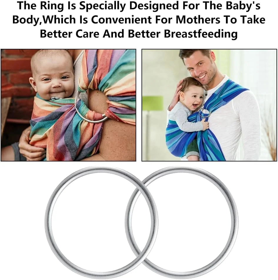 حلقه های آغوشی نوزاد، 2 عدد حلقه آغوشی، حلقه آلومینیومی قابل حمل برای کودکان نوپا، آغوشی نقره ای کودک، حلقه های آلومینیومی روکش پنبه ای، لوازم جانبی حلقه آغوشی نوزاد برای کودکان نوپا حلقه های آغوشی نوزاد، 2 عدد حلقه آغوشی، حلقه آلومینیومی قابل حمل برای کودکان نوپا، آغوشی نقره ای کودک، حلقه های آلومینیومی روکش پنبه ای، لوازم جانبی حلقه آغوشی نوزاد برای کودکان نوپا