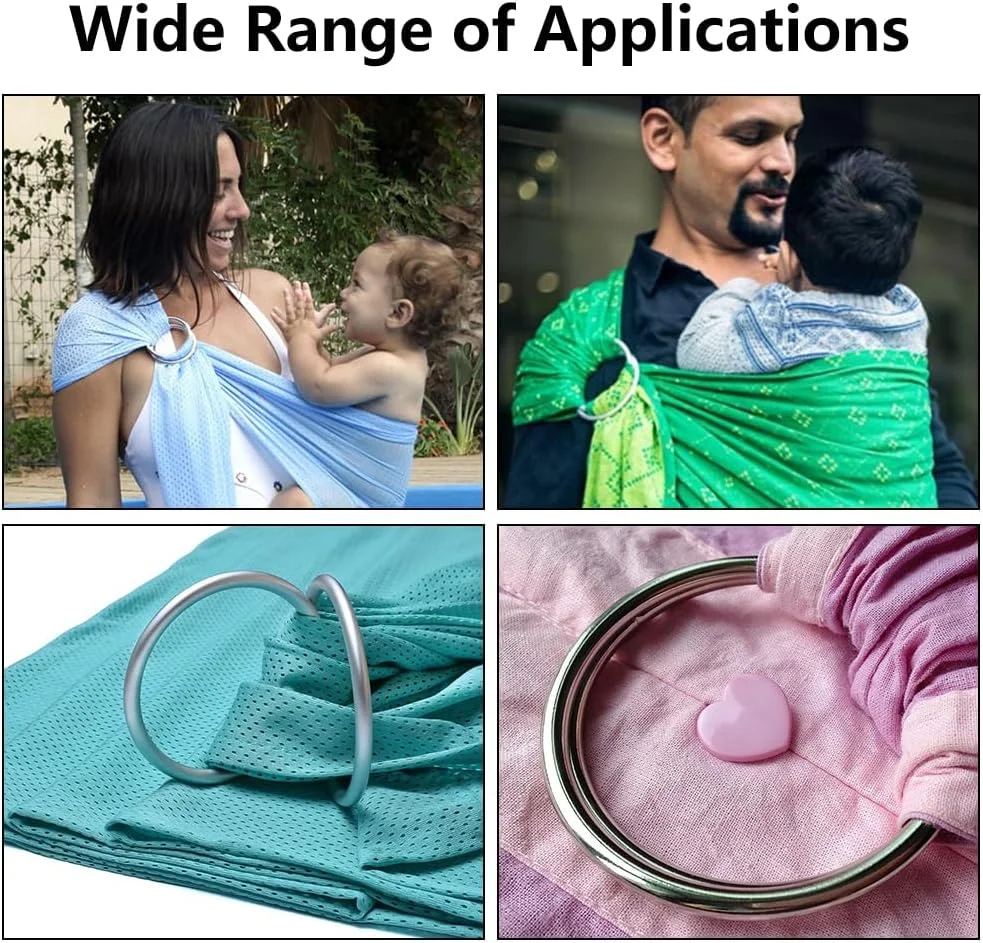 حلقه های آغوشی نوزاد، 2 عدد حلقه آغوشی، حلقه آلومینیومی قابل حمل برای کودکان نوپا، آغوشی نقره ای کودک، حلقه های آلومینیومی روکش پنبه ای، لوازم جانبی حلقه آغوشی نوزاد برای کودکان نوپا حلقه های آغوشی نوزاد، 2 عدد حلقه آغوشی، حلقه آلومینیومی قابل حمل برای کودکان نوپا، آغوشی نقره ای کودک، حلقه های آلومینیومی روکش پنبه ای، لوازم جانبی حلقه آغوشی نوزاد برای کودکان نوپا