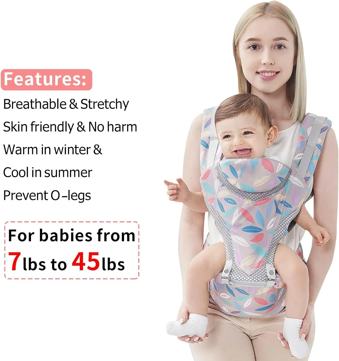 کوله پشتی حمل نوزاد نالاکال 6 در 1، مناسب نوزادان، دارای نشیمنگاه، کمربند محافظ کمر، قابل استفاده در جلو و پشت، مناسب برای نوزادان دختر و پسر تا وزن 20 کیلوگرم، مناسب تمام فصول و تمام حالات کوله پشتی حمل نوزاد نالاکال 6 در 1، مناسب نوزادان، دارای نشیمنگاه، کمربند محافظ کمر، قابل استفاده در جلو و پشت، مناسب برای نوزادان دختر و پسر تا وزن 20 کیلوگرم، مناسب تمام فصول و تمام حالات