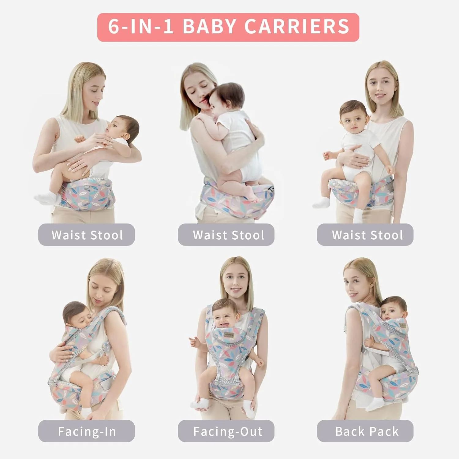 کوله پشتی حمل نوزاد نالاکال 6 در 1، مناسب نوزادان، دارای نشیمنگاه، کمربند محافظ کمر، قابل استفاده در جلو و پشت، مناسب برای نوزادان دختر و پسر تا وزن 20 کیلوگرم، مناسب تمام فصول و تمام حالات کوله پشتی حمل نوزاد نالاکال 6 در 1، مناسب نوزادان، دارای نشیمنگاه، کمربند محافظ کمر، قابل استفاده در جلو و پشت، مناسب برای نوزادان دختر و پسر تا وزن 20 کیلوگرم، مناسب تمام فصول و تمام حالات