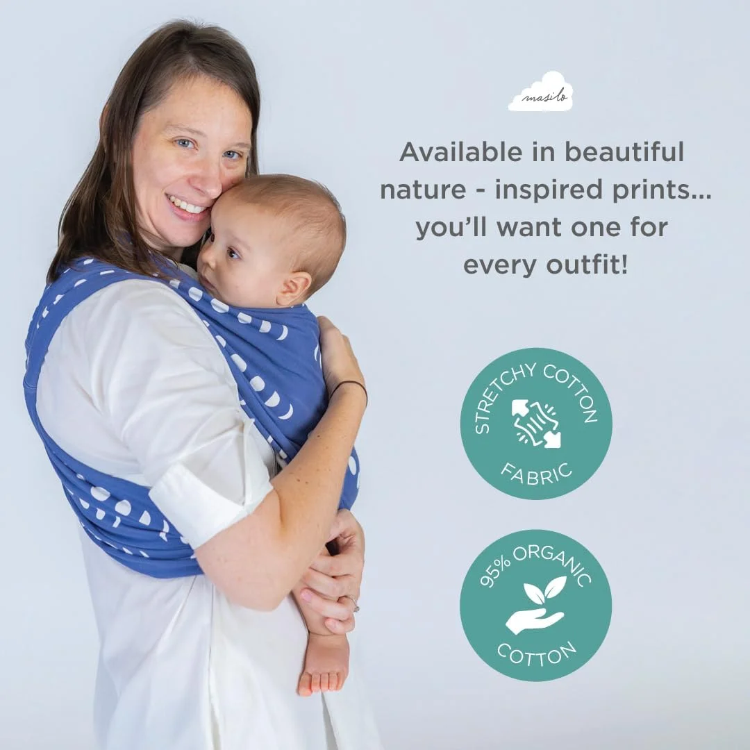 آغوشی نوزاد ارگونومیک پنبه ارگانیک Masilo، نرم و سبک وزن از بدو تولد تا 12 کیلوگرم - Godilo Luna Medium آغوشی نوزاد ارگونومیک پنبه ارگانیک Masilo، نرم و سبک وزن از بدو تولد تا 12 کیلوگرم - Godilo Luna Medium