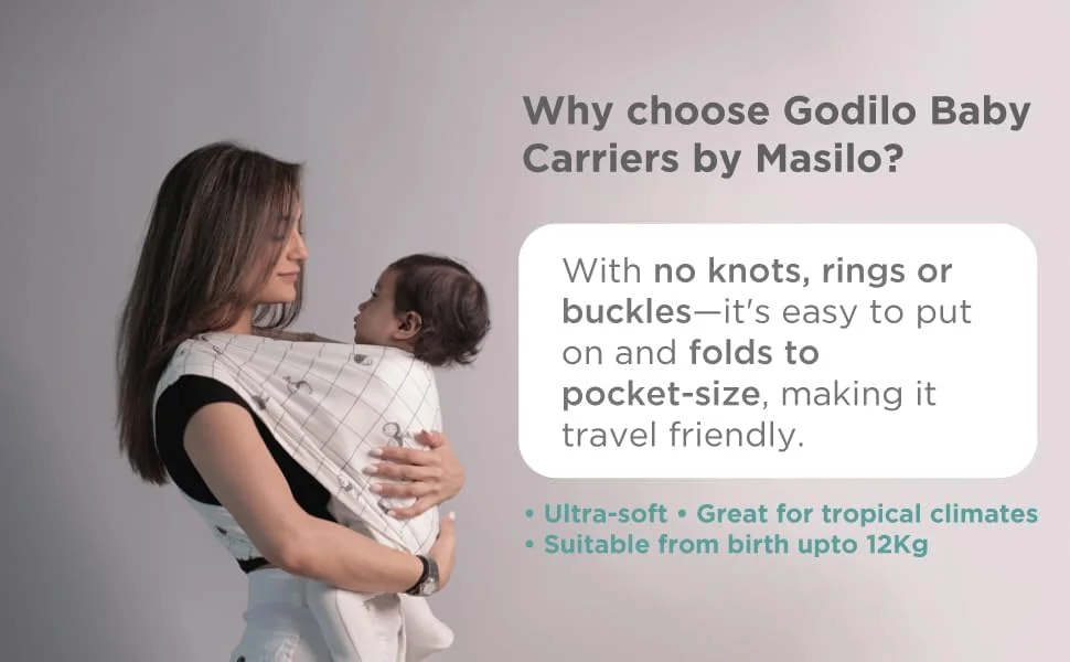 آغوشی نوزاد ارگونومیک پنبه ارگانیک Masilo، نرم و سبک وزن از بدو تولد تا 12 کیلوگرم - Godilo Luna Medium آغوشی نوزاد ارگونومیک پنبه ارگانیک Masilo، نرم و سبک وزن از بدو تولد تا 12 کیلوگرم - Godilo Luna Medium