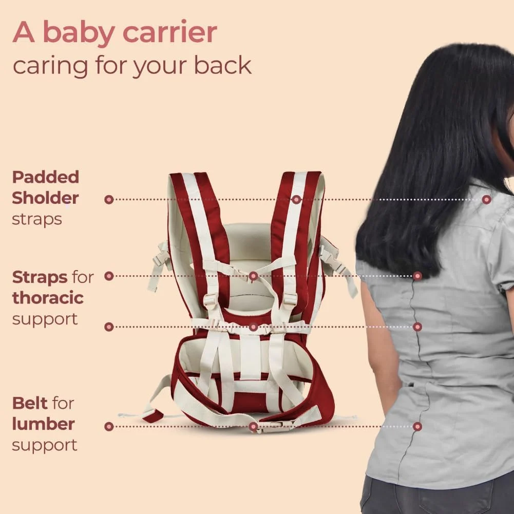 آغوشی نوزاد شیک LuvLap (قرمز)