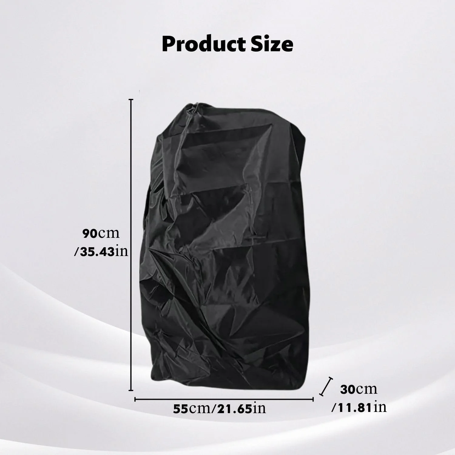 کیف حمل کالسکه یونیورسال Lyivisk مناسب مسافرت هوایی - روکش محافظ مشکی و مقاوم برای کالسکه (55 x 120 سانتی متر) - ایده آل برای فرودگاه و مسافرت