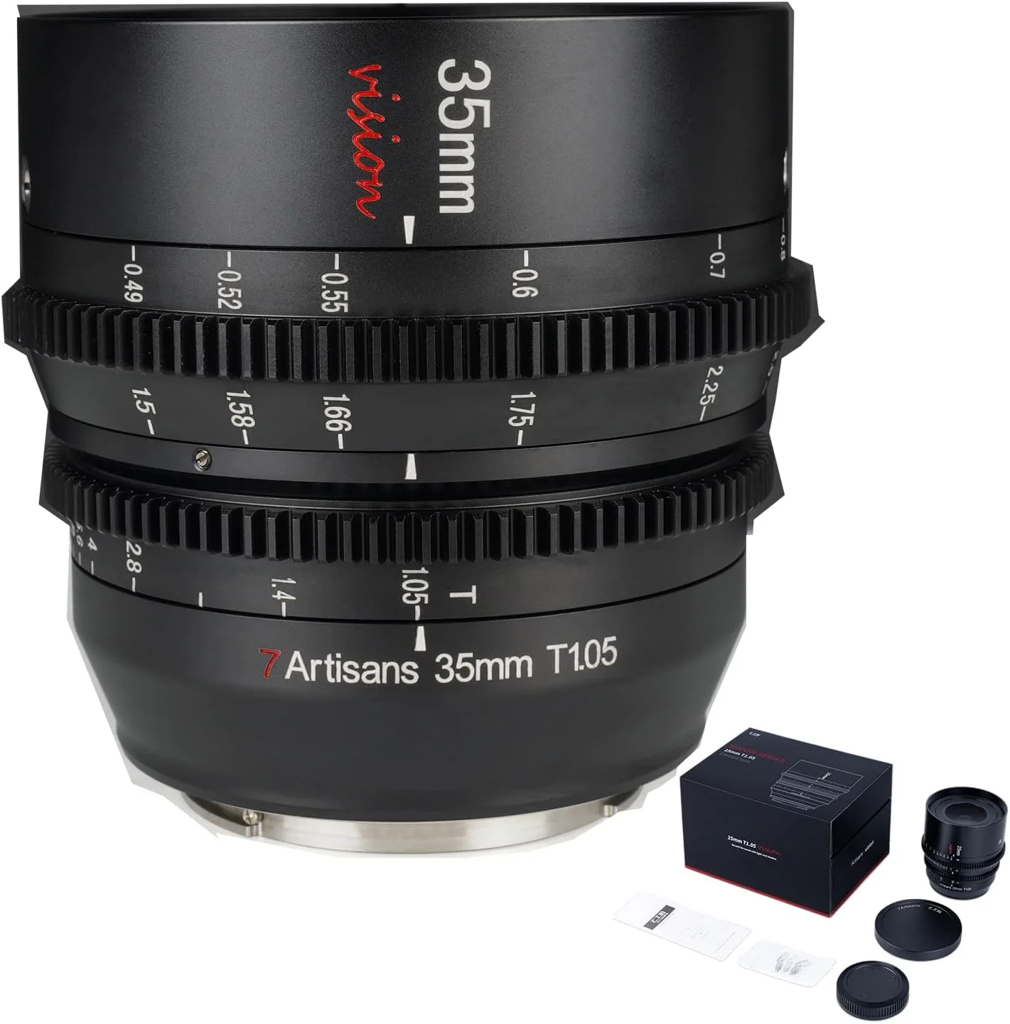 لنز سینمایی 35mm T1.05 هفتartisans برای دوربین های بدون آینه Sony E-Mount، فوکوس دستی با دیافراگم بزرگ