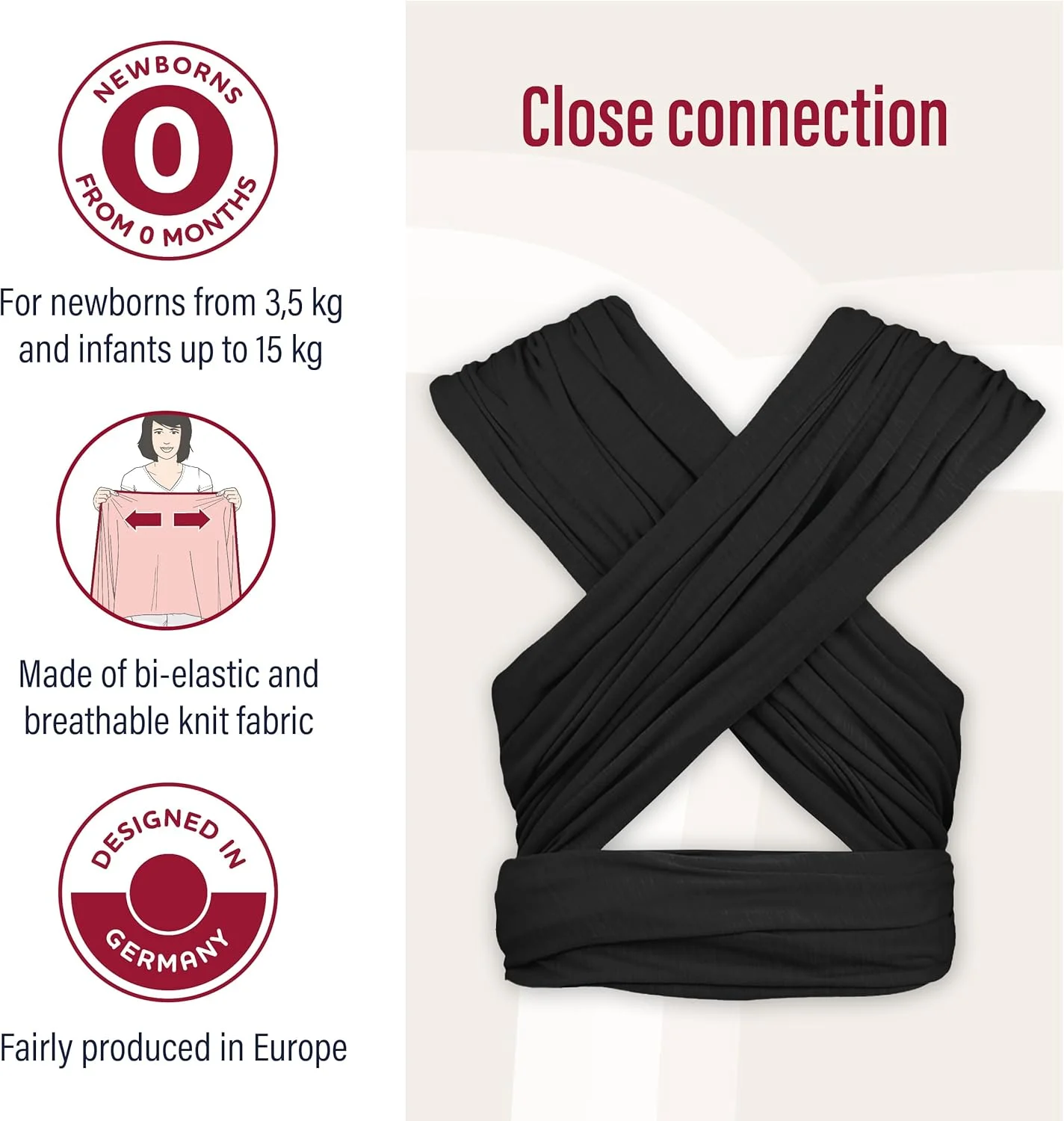 ماندوکا اسلینگ (مشکی)