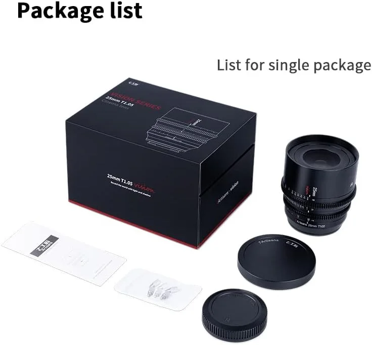 لنز سینمایی 35mm T1.05 هفتartisans برای دوربین های بدون آینه Sony E-Mount، فوکوس دستی با دیافراگم بزرگ لنز سینمایی 35mm T1.05 هفتartisans برای دوربین های بدون آینه Sony E-Mount، فوکوس دستی با دیافراگم بزرگ