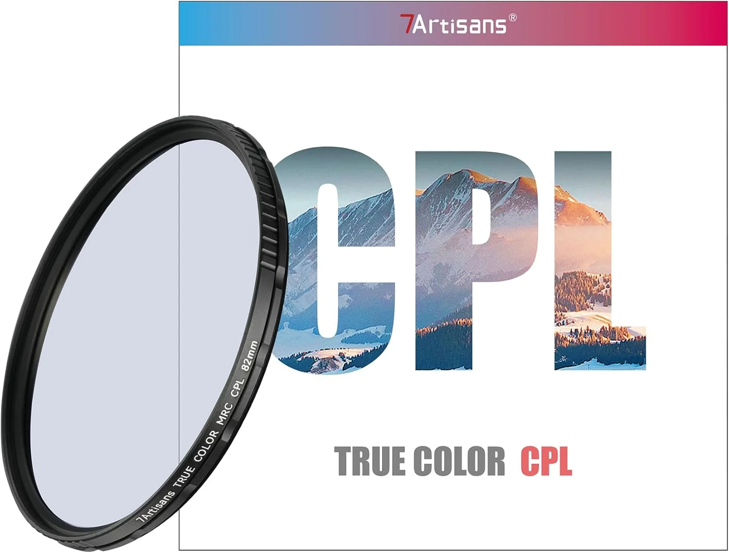 7artisans True Color CPL 46/49/52/55/58//62/67/72/77/82mm Polarizer Camera Lens Filter Multi-Layer Coating for Camera Lenses (77mm)