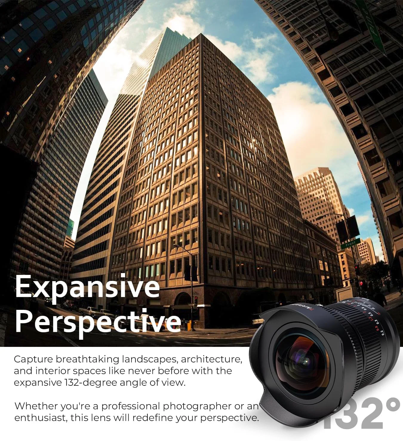 7artisans 9mm F5.6 Full-Frame Ultra Wide-Angle Lens, Compatible with Full-Frame Canon EOS-R Mount Mirrorless Cameras EOS R RP R5 R6 R7