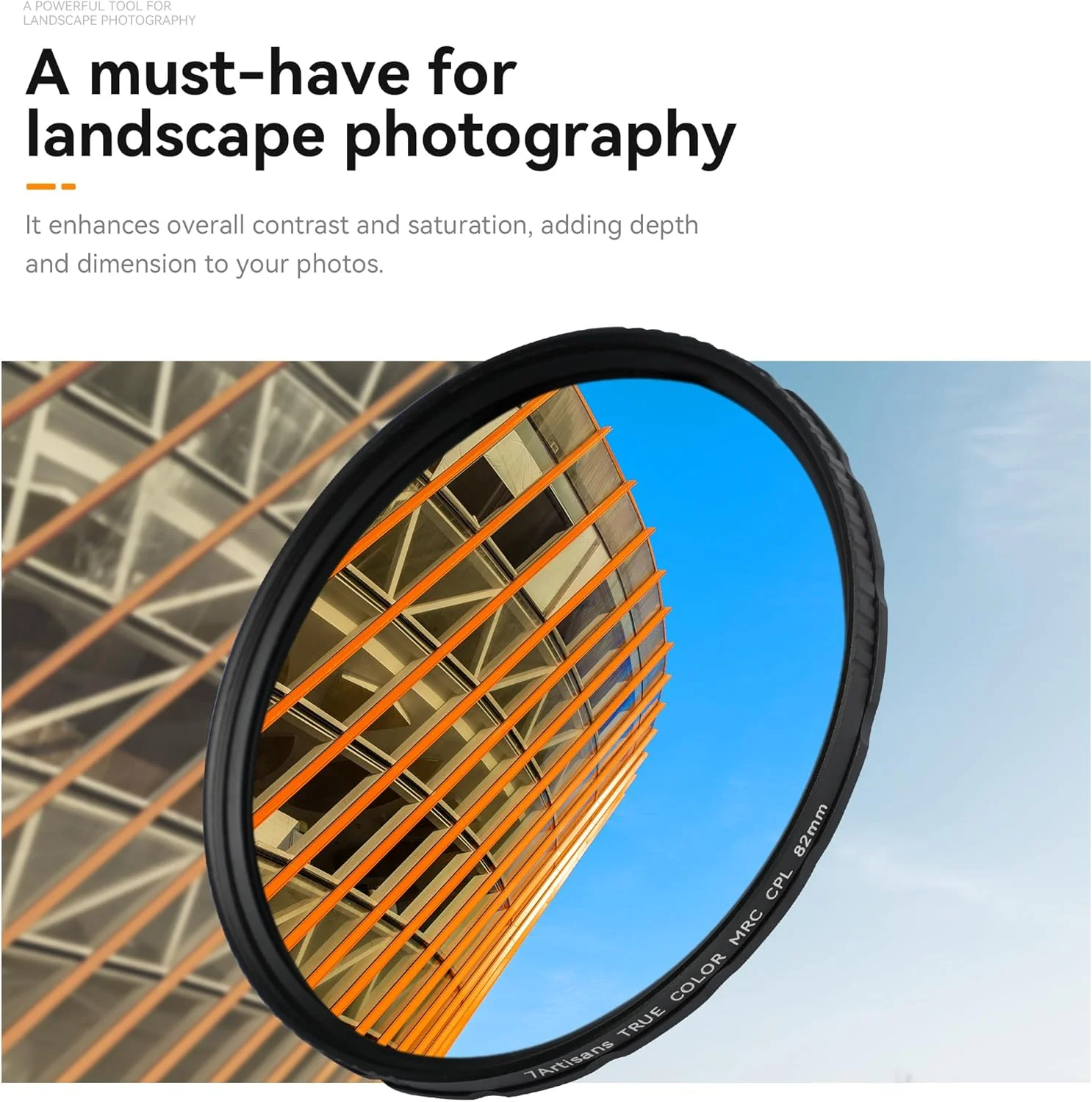 7artisans True Color CPL 46/49/52/55/58//62/67/72/77/82mm Polarizer Camera Lens Filter Multi-Layer Coating for Camera Lenses (77mm)