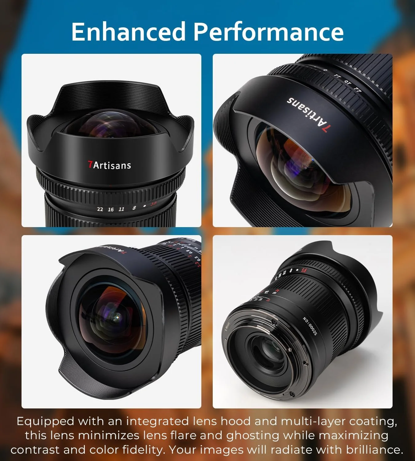 7artisans 9mm F5.6 Full-Frame Ultra Wide-Angle Lens, Compatible with Full-Frame Canon EOS-R Mount Mirrorless Cameras EOS R RP R5 R6 R7